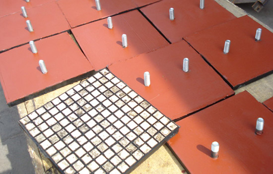 Ceramic Rubber Steel Plate Trinity
